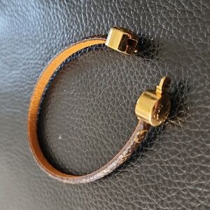 LV leather bracelet